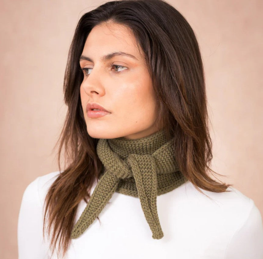 Calie Paris Triangle Scarf - Sophie - Khaki