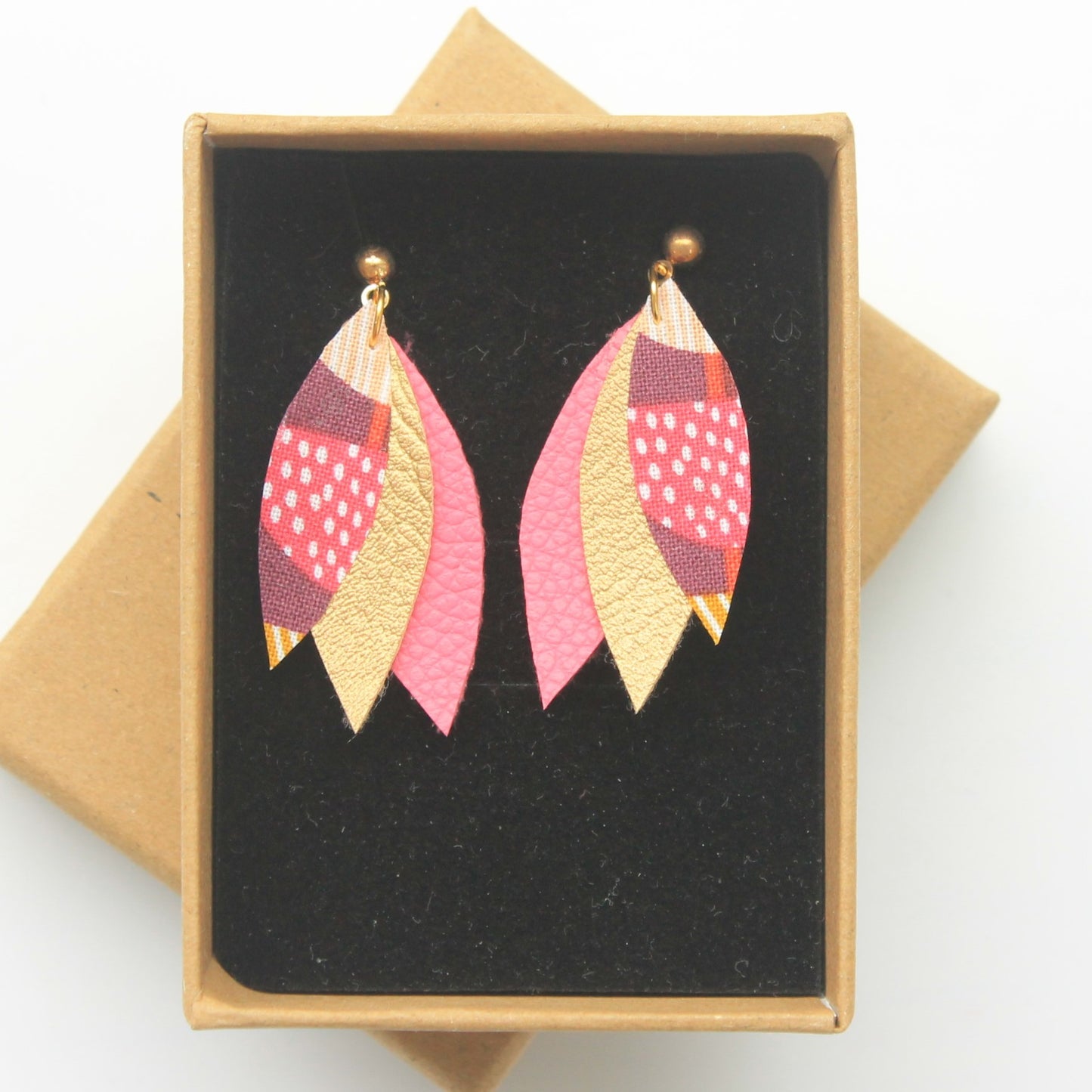 GG Design - Organic Fabric Drop Earrings