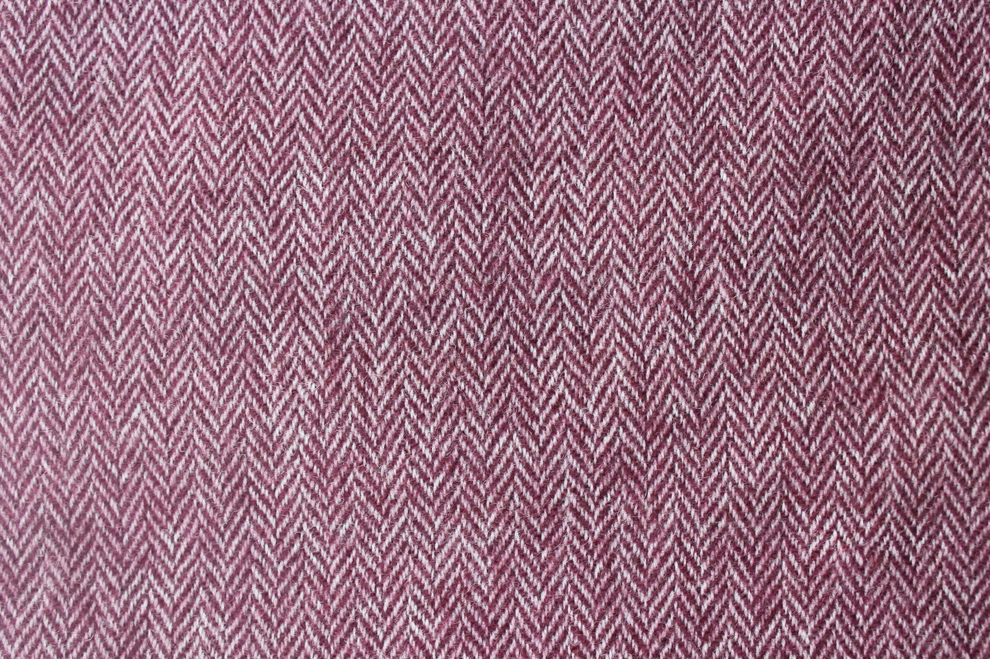 McNutt - Mulberry Herringbone Lambs Wool Scarf