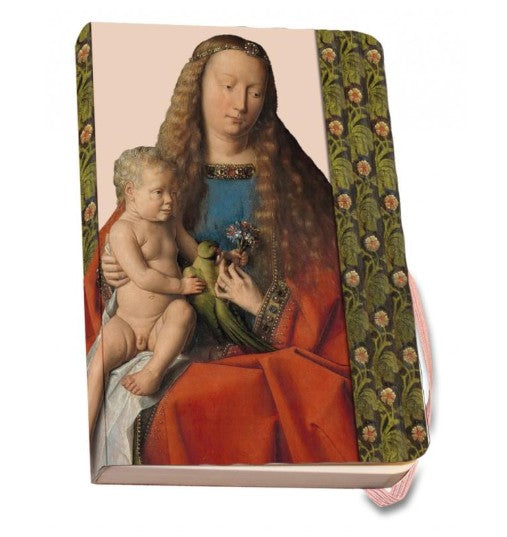 Notebook A5 softcover: Madonna met kanunnik Joris vd Paele (Madonna), Jan v Eyck, Musea Brugge