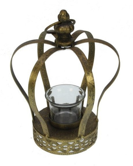 Tealight Holder Gold Crown