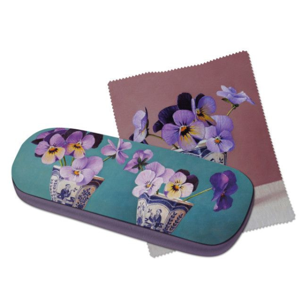 Glasses Case - Violets