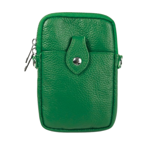 Maison Fanli - Leather Phone Pouch - Green