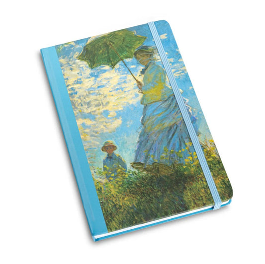 Notebook A5 hardcover: Woman With A Parasol