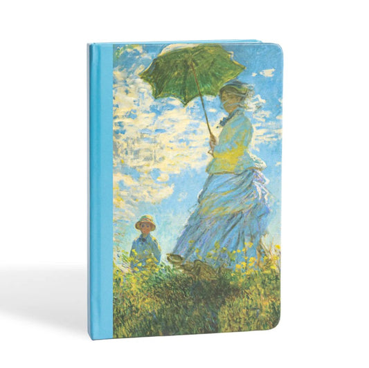 Notebook A5 hardcover: Woman With A Parasol