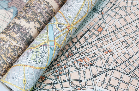 Historical Maps Gift & Creative Paper Book