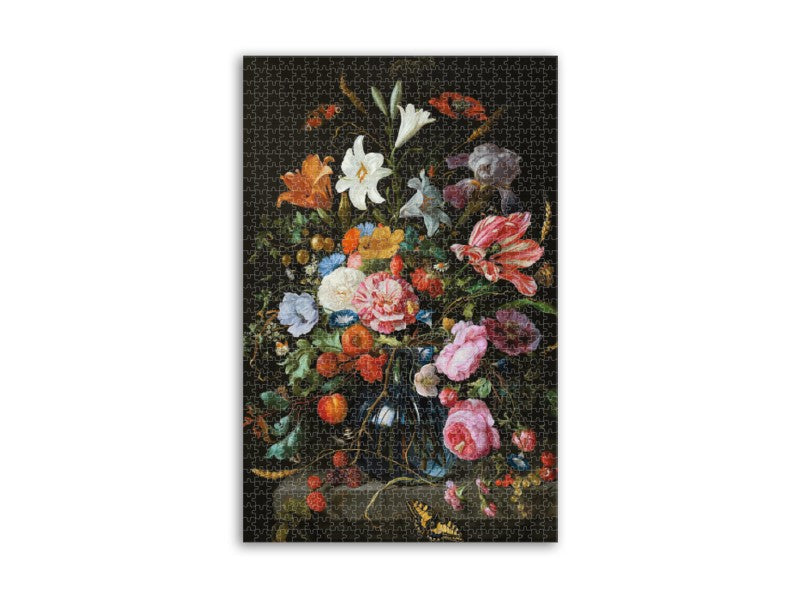 De Heem Jigsaw 'Flowers' -  1000 Pieces