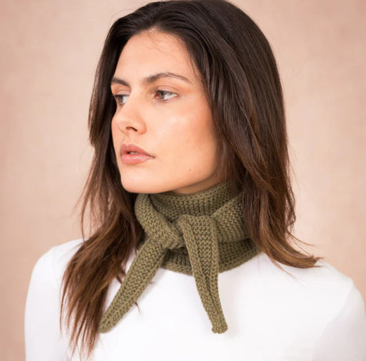 Calie Paris Triangle Scarf - Sophie - Khaki