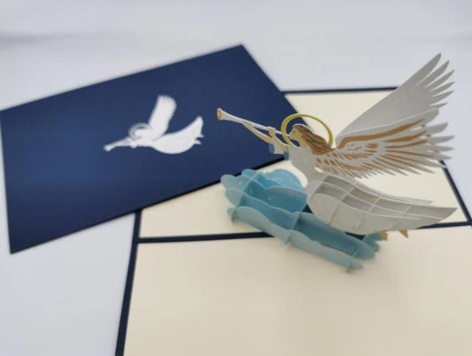 Paper Bear Pop-Up Card - Hark the herald