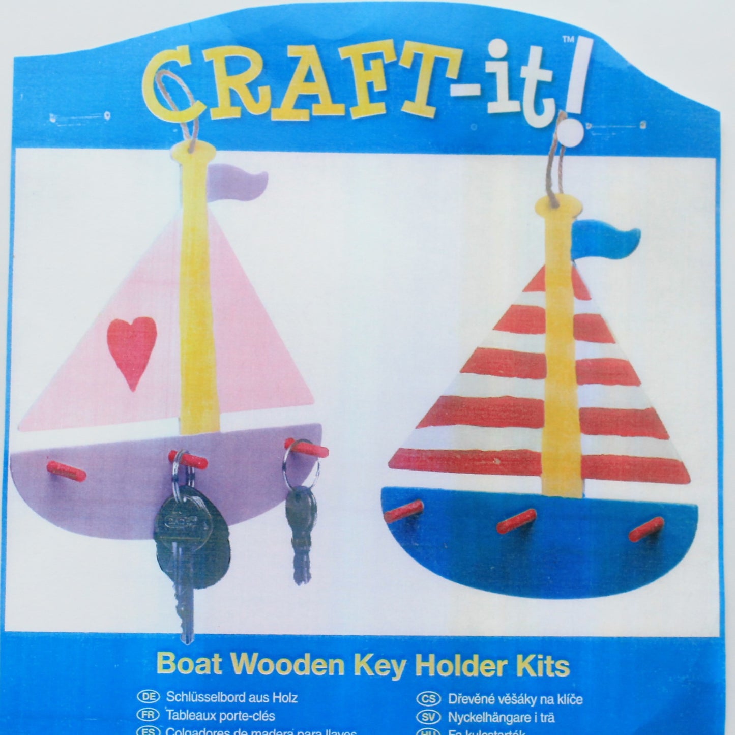 Wooden Boat Key Holder - Craft-it!