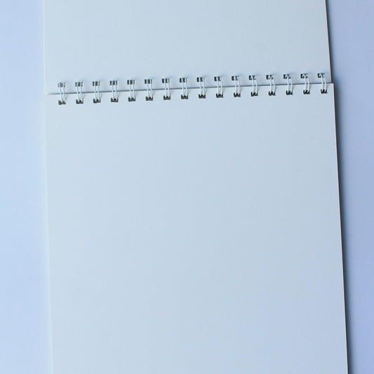 Spiral Blank Page Notepad