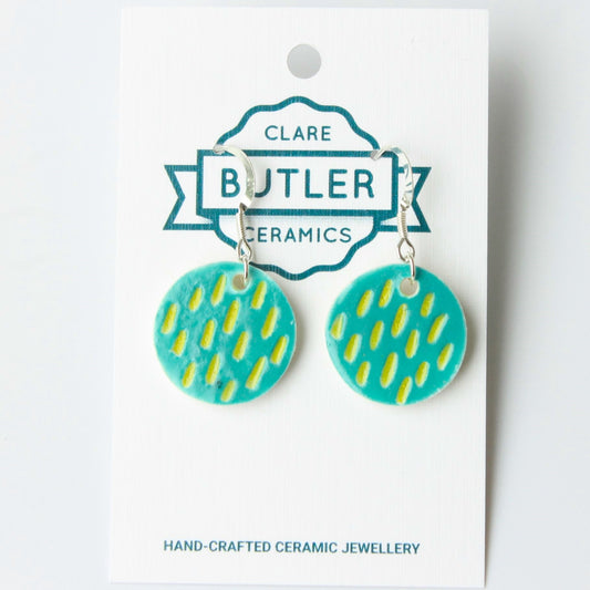 Porcelain Drop Earrings - Clare Butler Ceramics