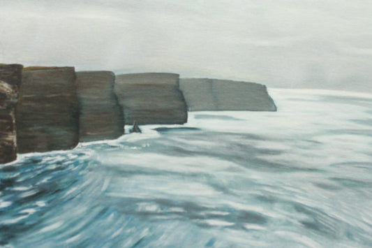 'Cliff's of Moher, Misty Revine' - Nici Le Gear - Fine Art Print