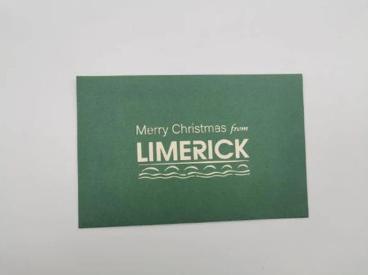 Paper Bear Pop-Up Card - Merry Christmas from Limerick