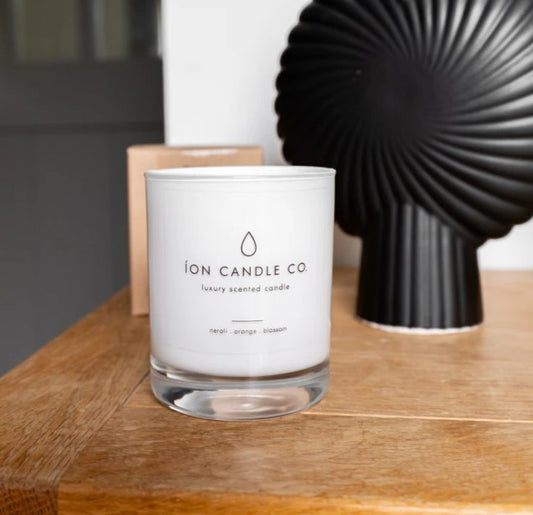 Íon Candle Co. -  Large Glass Candle Neroli & Orange Blossom