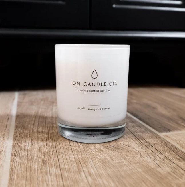 Íon Candle Co. -  Large Glass Candle Neroli & Orange Blossom