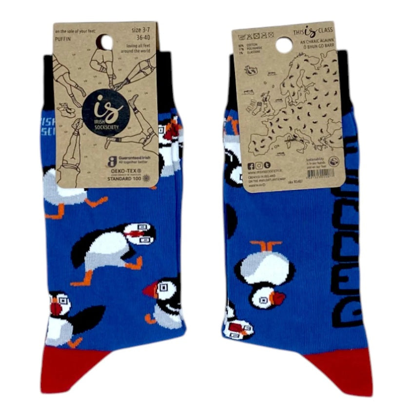 Irish Sock Society - Puffins