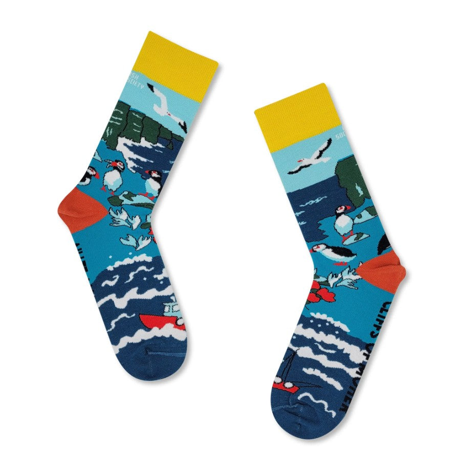 Irish SockSciety - Cliffs of Moher Socks