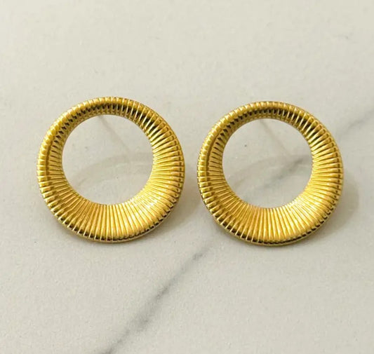 Cassette - Klea Round Stud Earrings