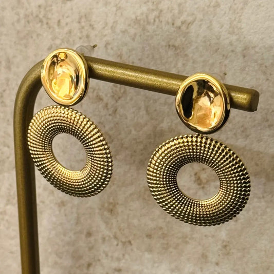 Cassette - Bonomo Stainless Steel  Earrings