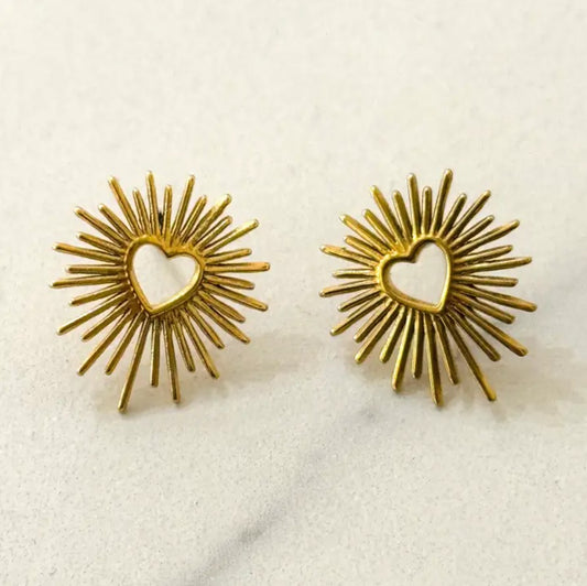 Cassette - Shining Heart Earrings