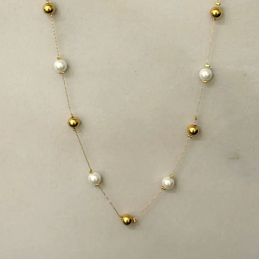 Dublon Pearl Necklace