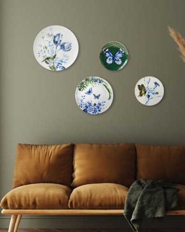 Ceramic Wall Plate Butterfly