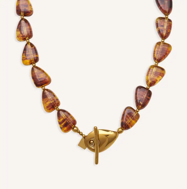 Amber-Look Necklace