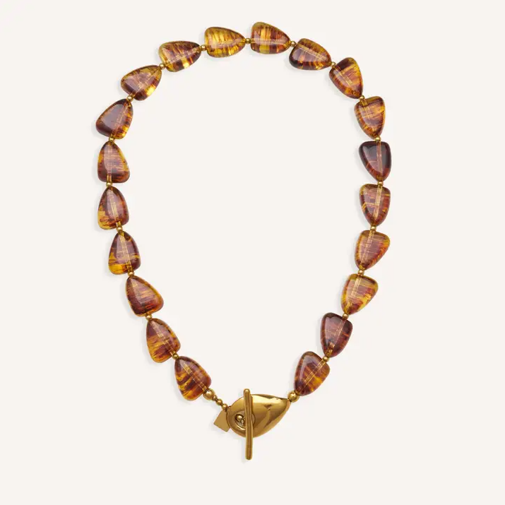 Amber-Look Necklace