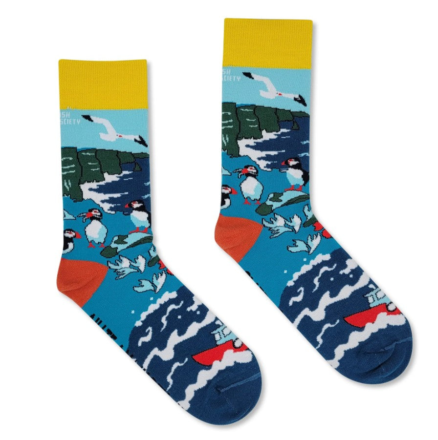 Irish SockSciety - Cliffs of Moher Socks