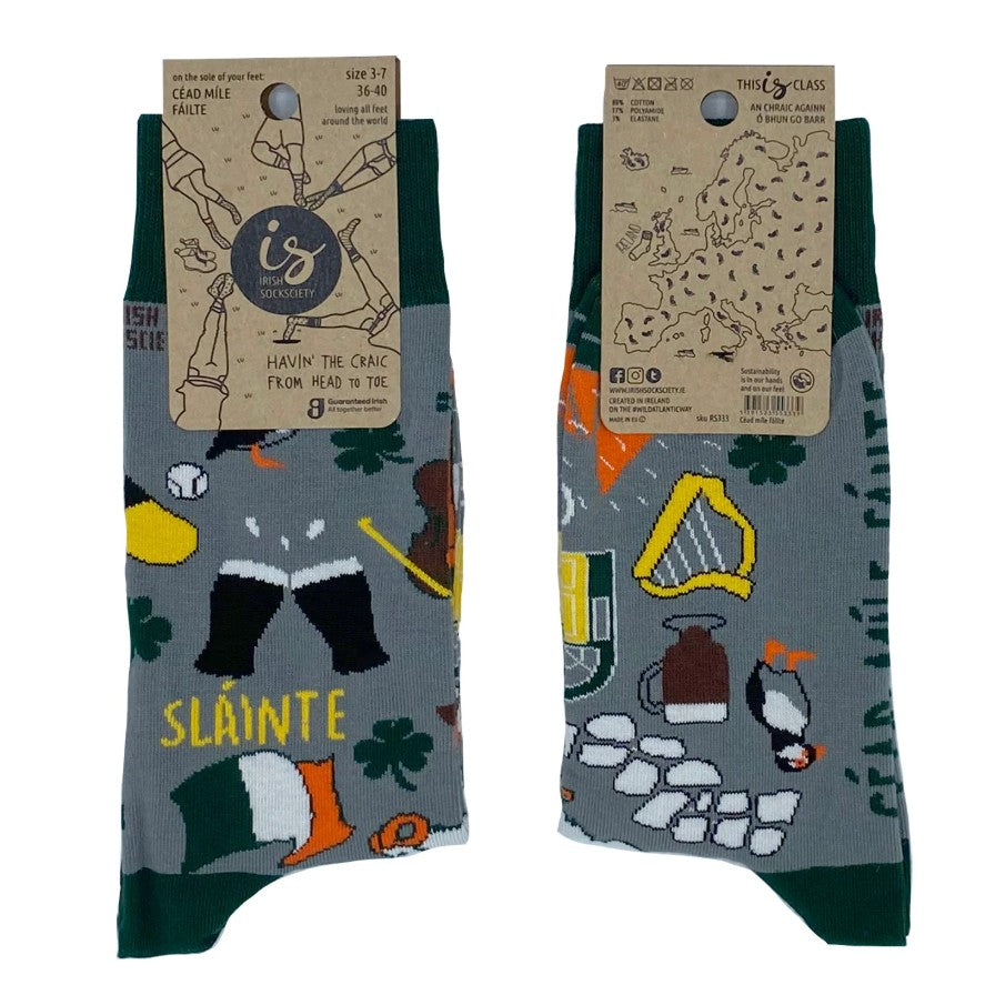 Irish SockSciety - Céad Míle Fáilte Socks