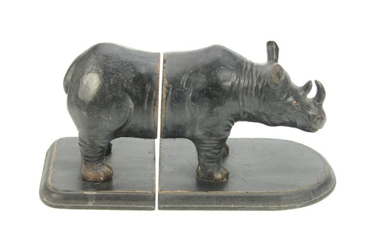 Rhinoceros Bookends