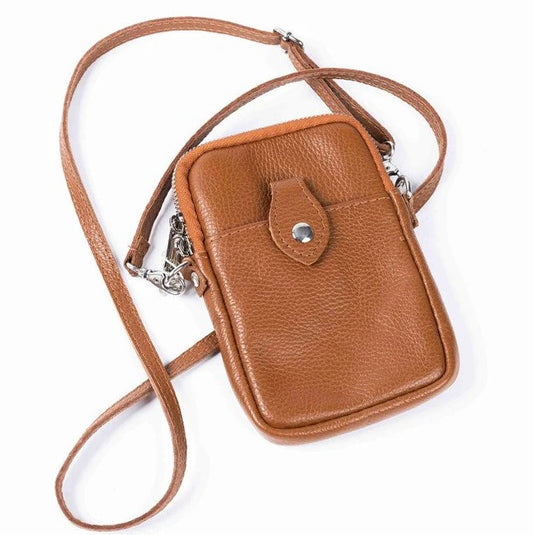 Maison Fanli - Leather Phone Pouch - Brown