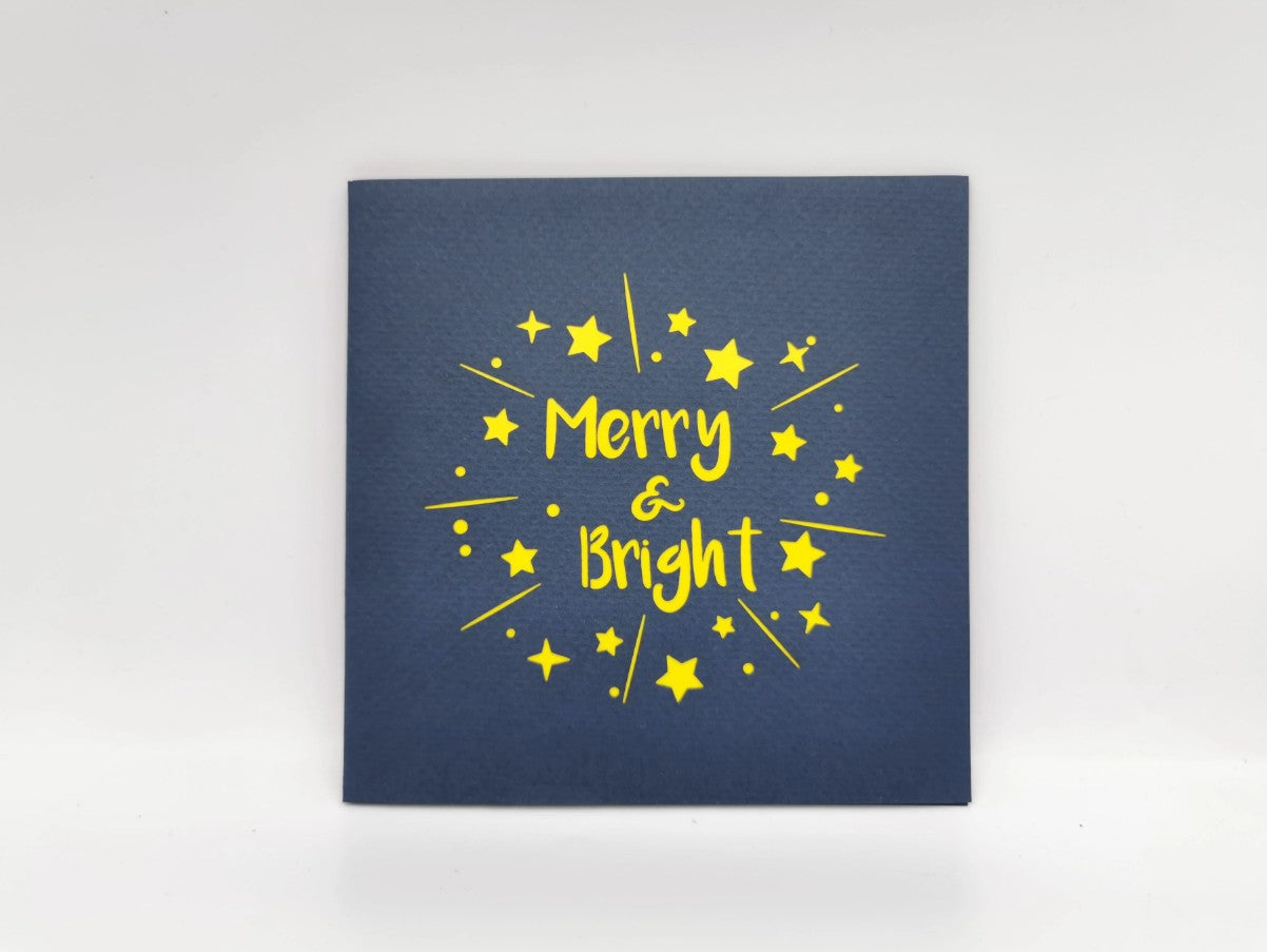 Paper Bear Pop-Up Card - Christmas Star