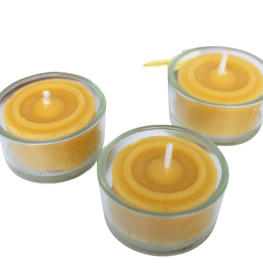 Beeswax Tealight Candles – Irish Gift Set - Hanna's Bees