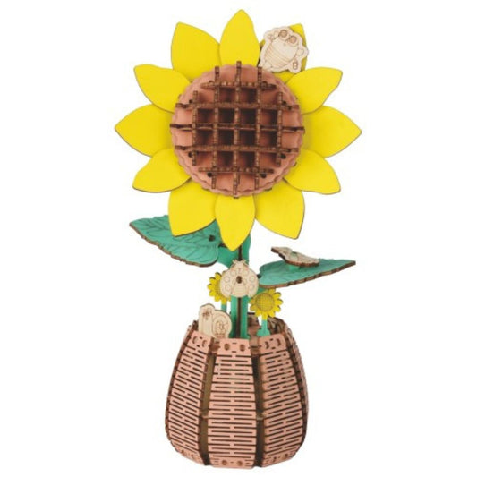 Wooden Sunflower Construction Kit