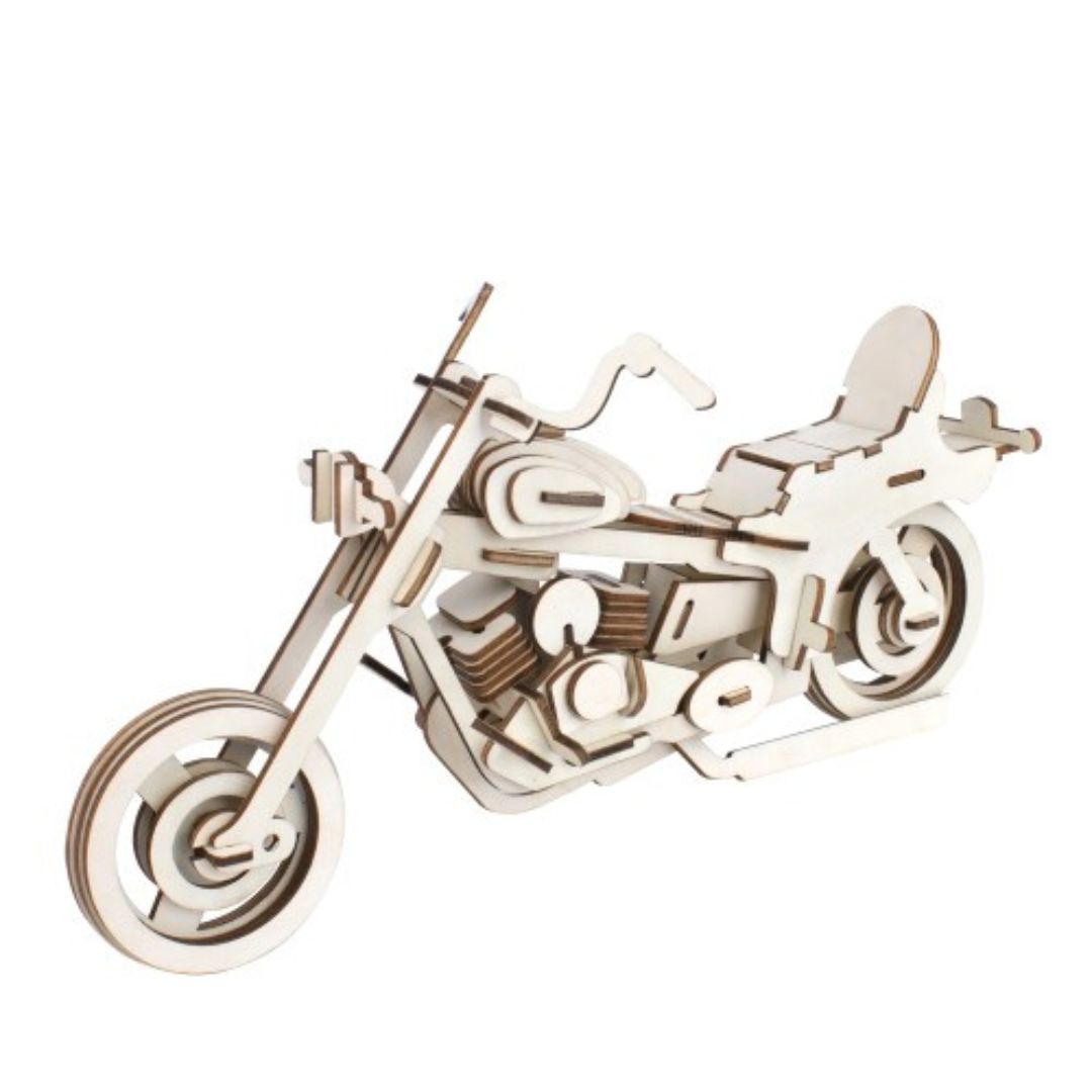 Wooden Motorcycle Construction Kit