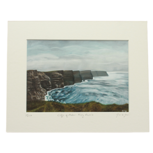'Cliff's of Moher, Misty Revine' - Nici Le Gear - Fine Art Print