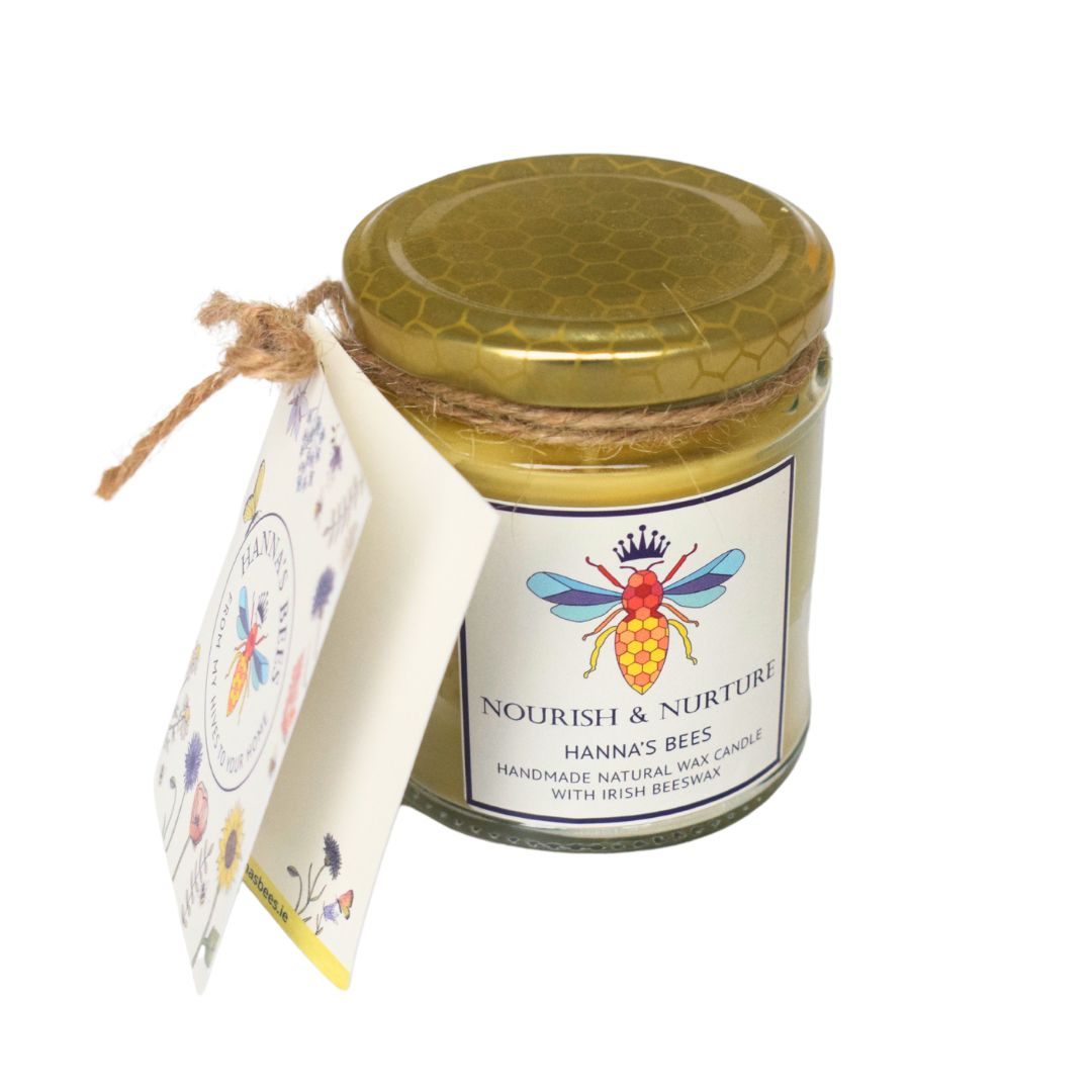 Natural Wax Candle - Perfume Free - Hanna's Bees