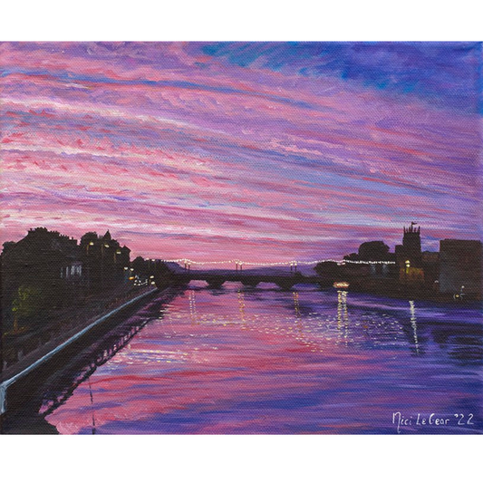 'Limerick Sunset' - Fine Art Print - Nici Le Gear