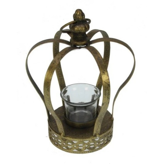 Tealight Holder Gold Crown