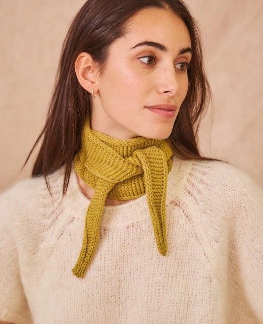 Calie Paris Triangle Scarf - Sophie - Charteuse