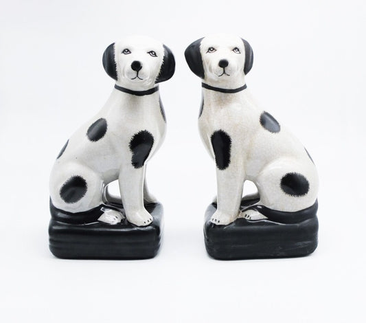 Decorative Ceramic Pair of Dogs
