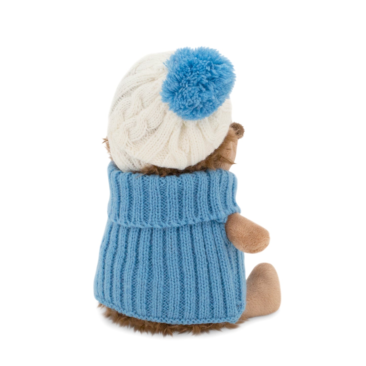 Orange Toys - Soft toy, Prickle the Hedgehog in white/blue hat