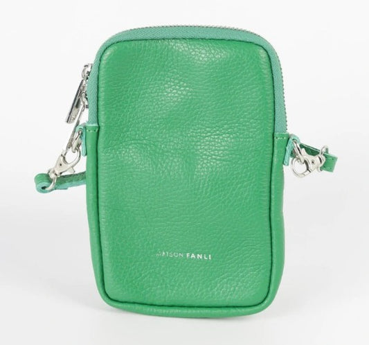 Maison Fanli - Leather Phone Pouch - Green