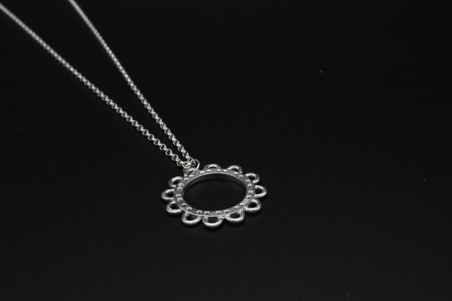 Limerick Lace Inspired Silver by Marianne Kenny