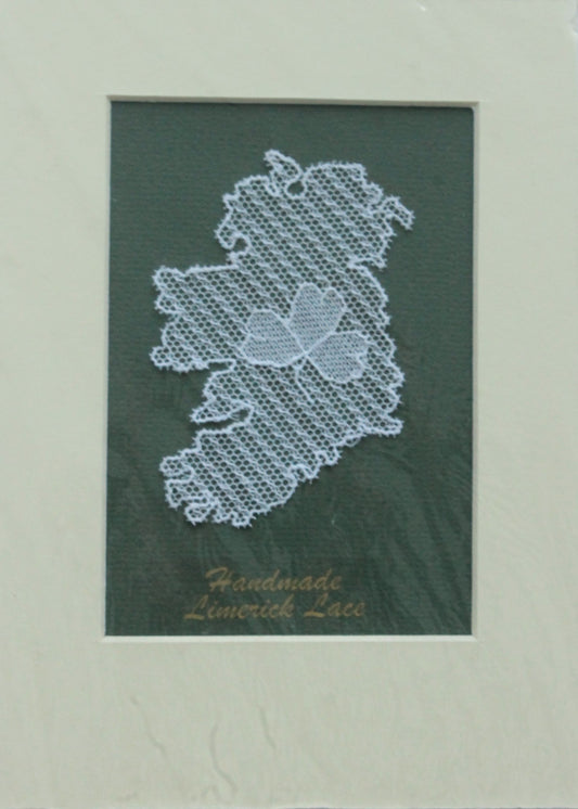 Limerick Lace- Ireland with Shamrock
