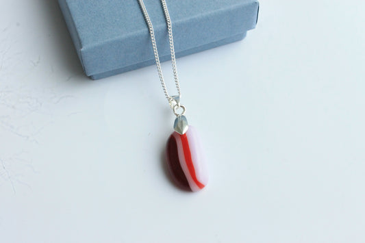 Atlantic Glass - Fused Glass Puddle Pendant