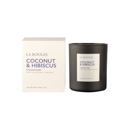 La Bougie - Coconut and Hibiscus Scented Candle